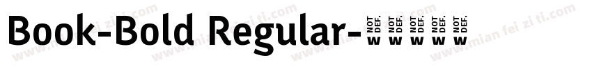 Book-Bold Regular字体转换